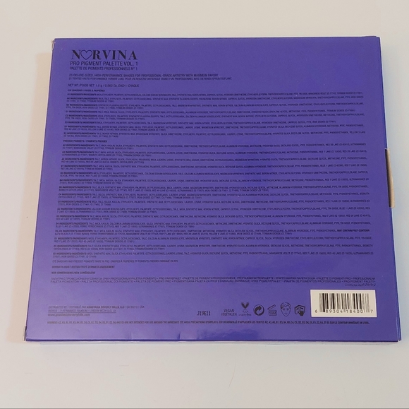 BNIB Anastasia Beverly Hills NORVINA Pro Pigment Volume 1 Palette - Picture 5 of 14